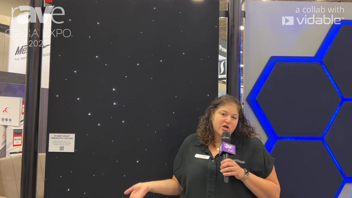 CEDIA Expo 22: Acoustic Innovations Shows Starry Night Fiberoptic Ceiling Acoustic Panel