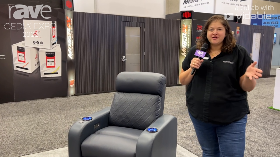 CEDIA Expo 22: Acoustic Innovations Shows off Highpoint Chair, Explains Customization Options