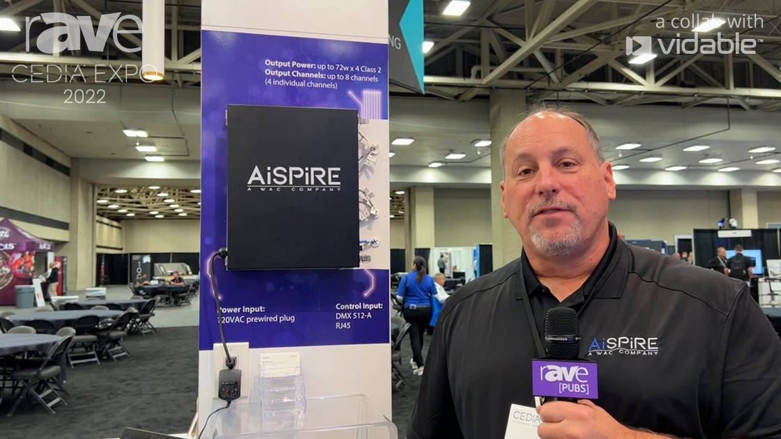 CEDIA Expo 22: AiSPIRE Explains Lighting Remote Power Supply System