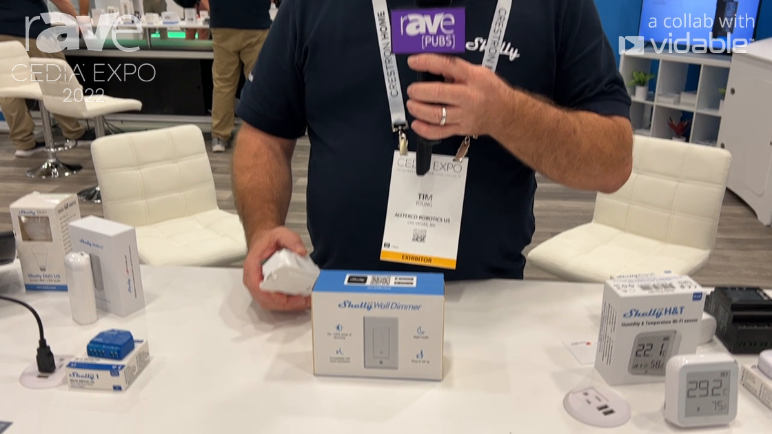 CEDIA Expo 22: Allterco Robotics US Debuts Shelly Plus Wall Dimmer