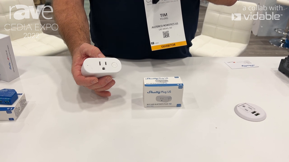 CEDIA Expo 22: Allterco Robotics US Features Shelly Plus Plug US Wi-Fi, Bluetooth 15A Smart Plug