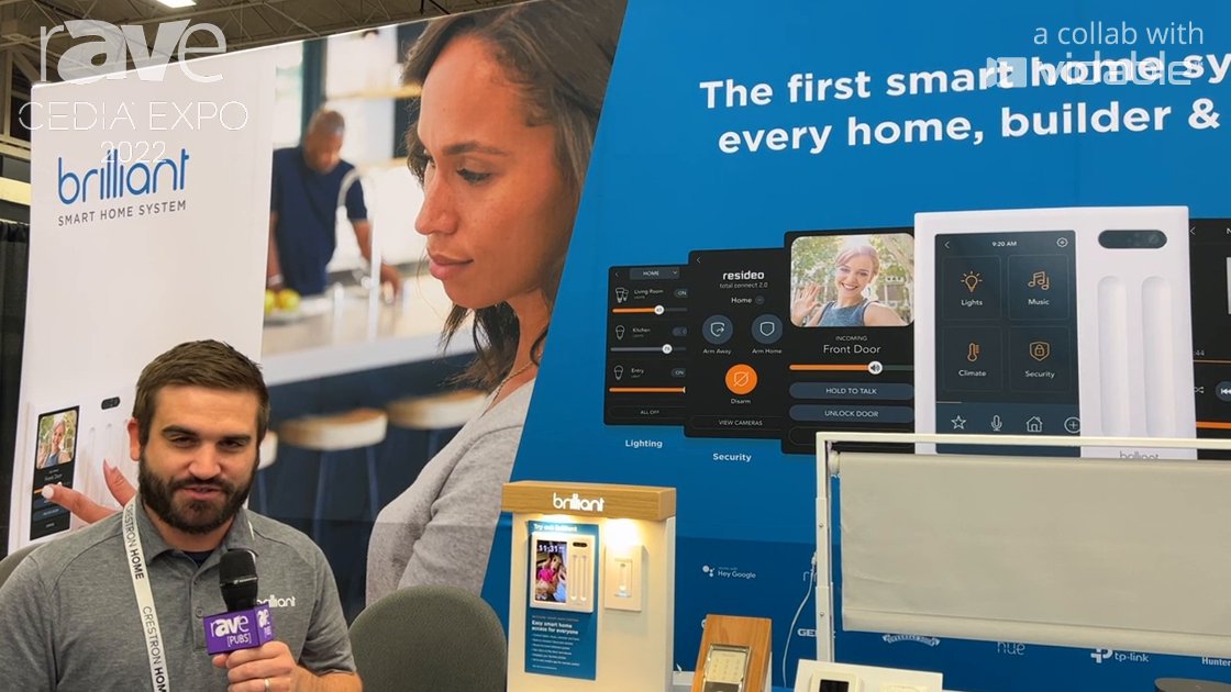 CEDIA Expo 22: Brilliant Smart Home System Shows Smart Lighting Solution with 3rd-Party Integrations