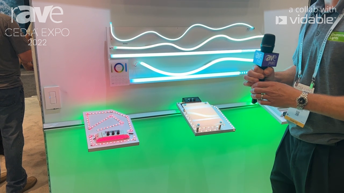 CEDIA Expo 22: Environmental Lights Demos Accent Lighting Options, Such as LED Neon, HyperFlex 2835