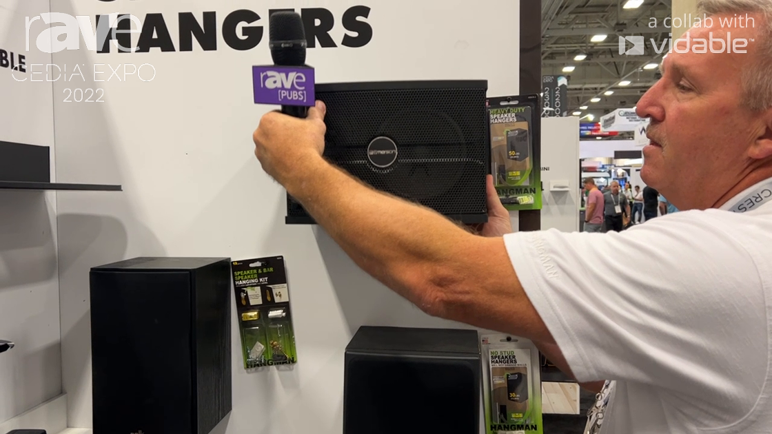 CEDIA Expo 22: Hangman Products Discusses ASM-6-2 and WSS-2 Speaker Hangers, Supporting Up to 50lbs.