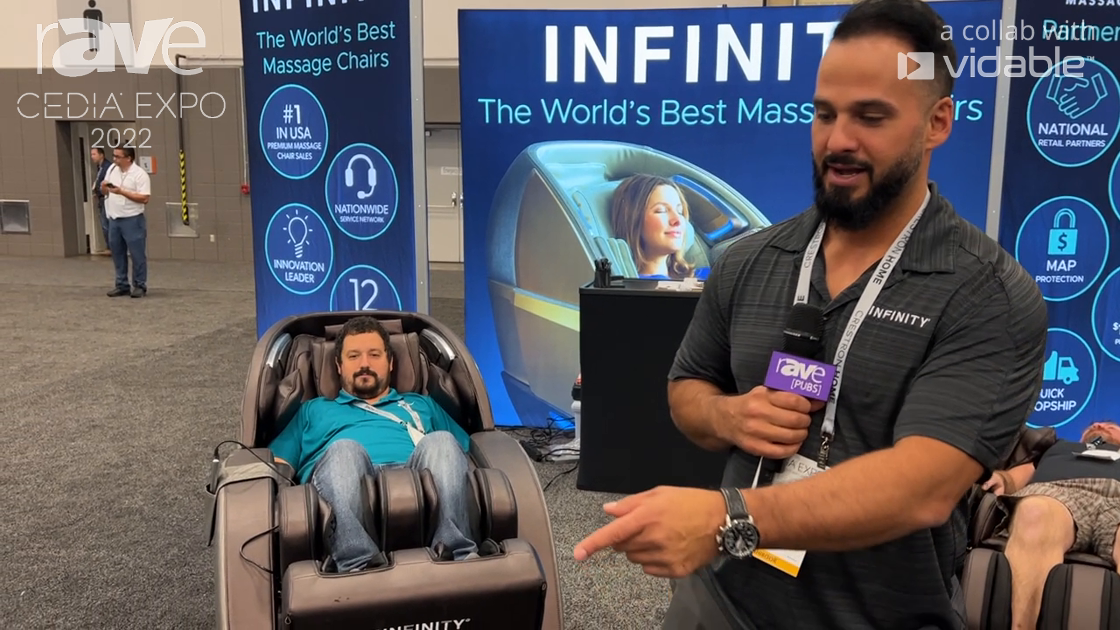 CEDIA Expo 22: InfinityMassageChair Talks About Infinity Genesis Max, IT-8500 Plus Massage Chairs