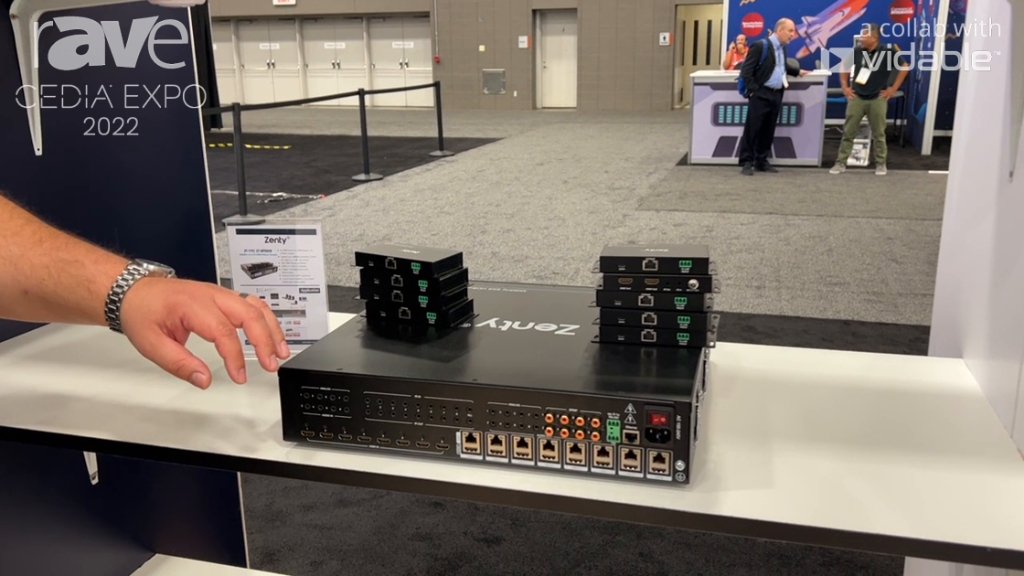 CEDIA Expo 22: J-Tech Digital Features Zenty 8×8 HDBaseT Matrix