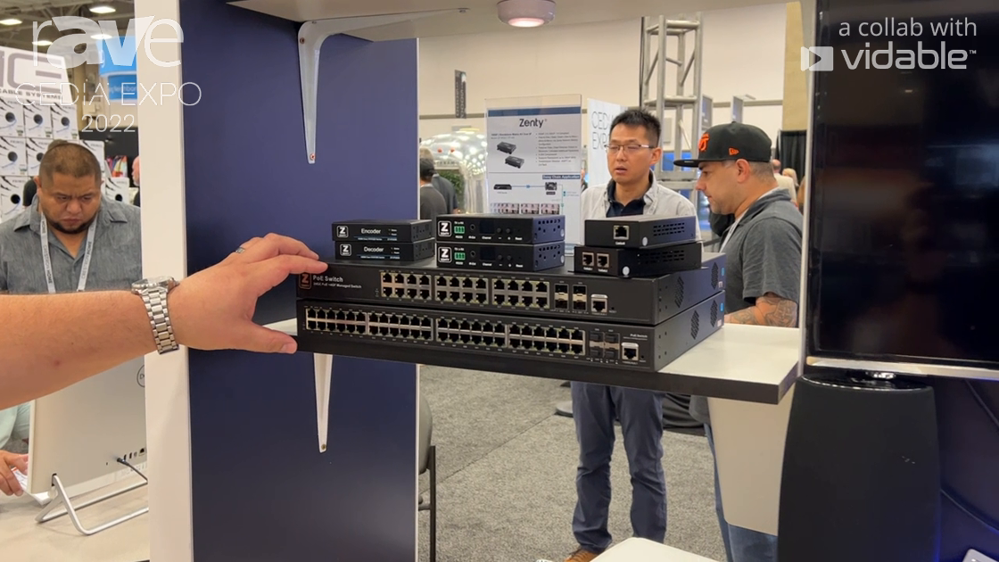 CEDIA Expo 22: J-Tech Digital Talks About Zenty AV-Over-IP PoE Switches, Encoders/Decoders, More