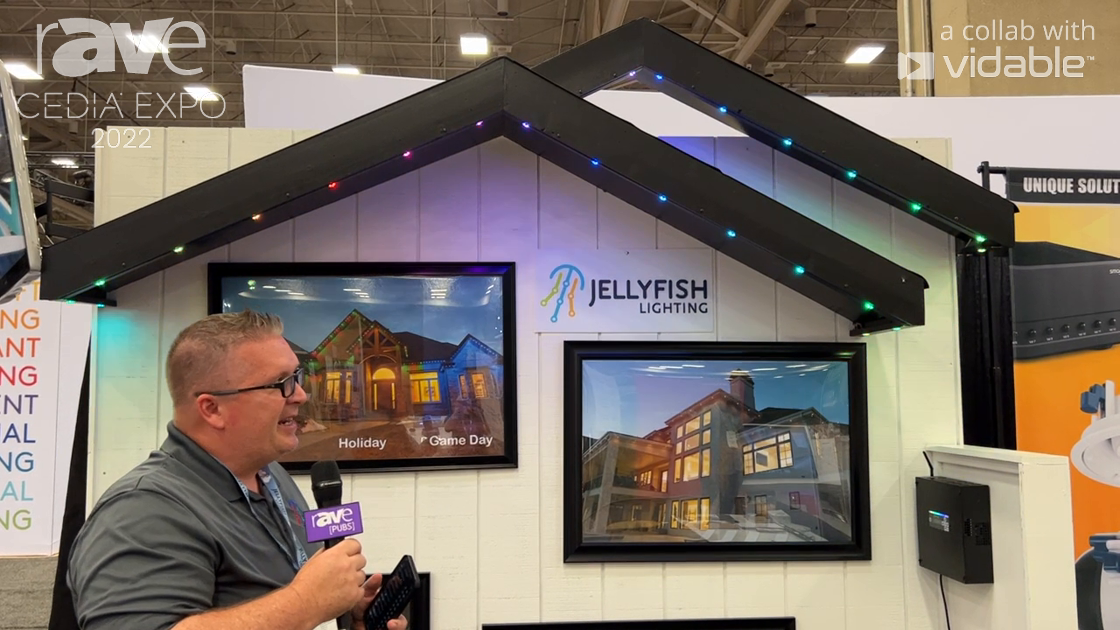CEDIA Expo 22: Jellyfish Lighting Features Permanent Outdoor Holiday/Security Lighting Solutions