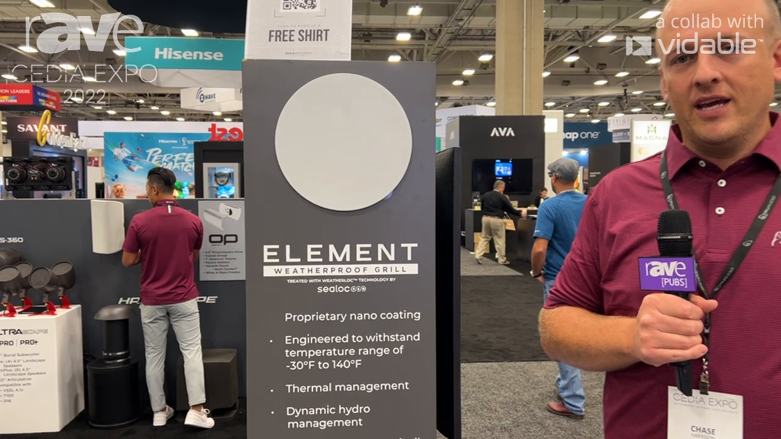 CEDIA Expo 22: Soundvision Technologies Features Element Weatherproof Speaker Grill In TruAudio Line