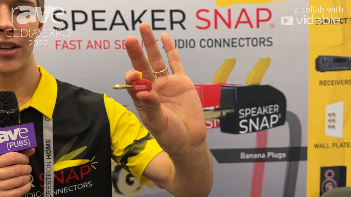 CEDIA Expo 22: Speaker Snap Announces Simple-To-Use Banana Plug Speaker Wire Connector