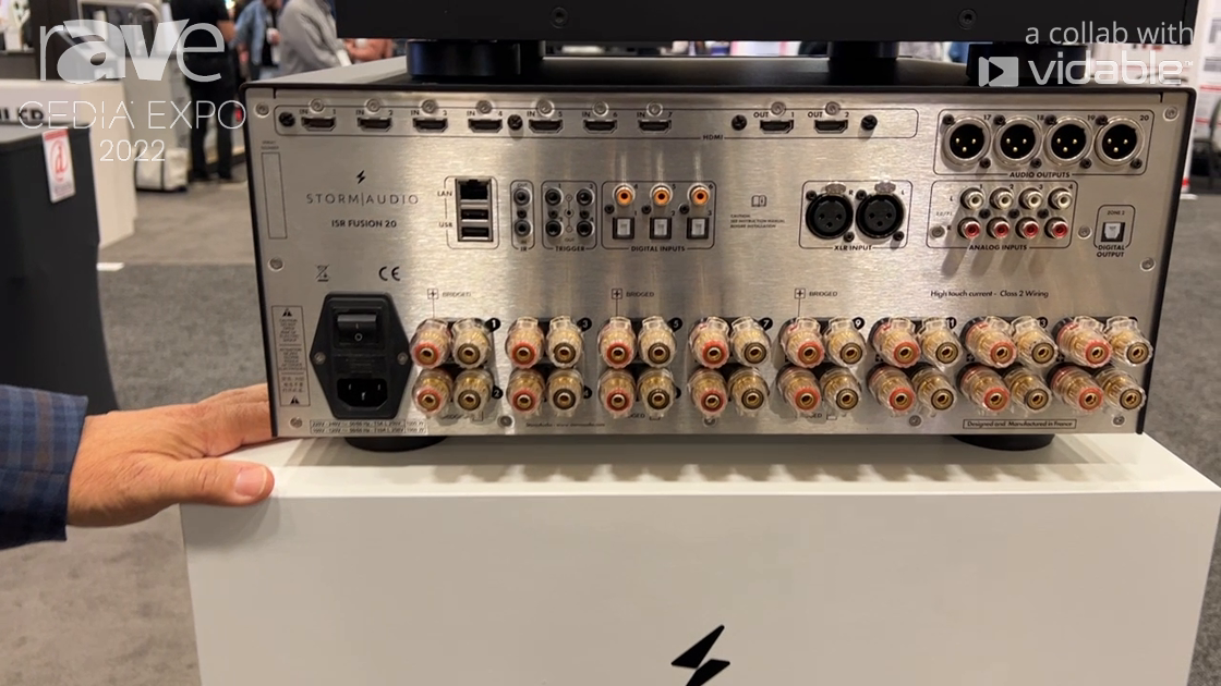 CEDIA Expo 22: StormAudio Announces ISR Fusion 20 Audio Processor With 16 Amplified Channels