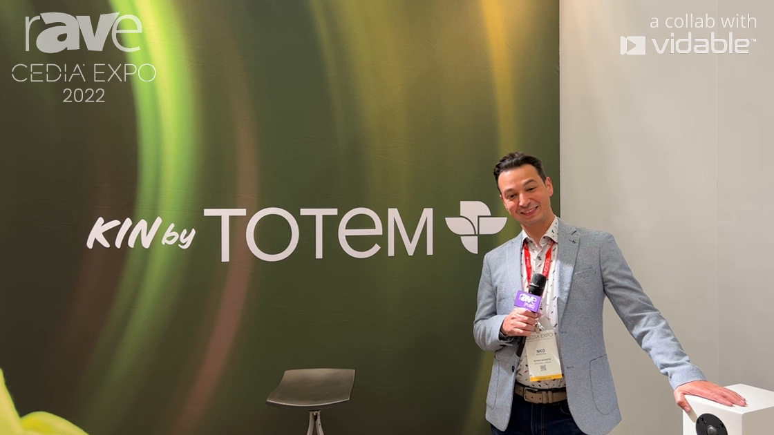CEDIA Expo 22: Totem Acoustic Debuts Kin Play Tower Speaker