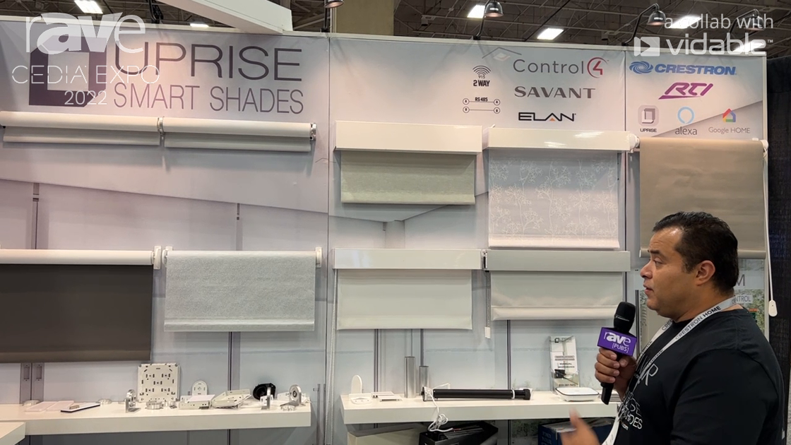 CEDIA Expo 22: Uprise Smart Shades Showcases Range of Motorized Shades