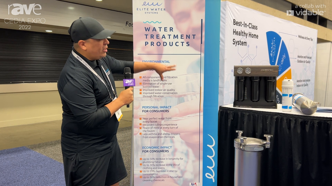 CEDIA Expo 22: Elite Water Systems Presents High-End Water Filtration and Treatment Products