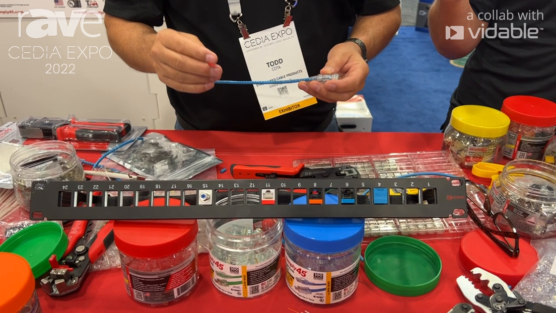 CEDIA Expo 22: GoSimplyConnect Demonstrates Secure Locking Pins for Connectors with Strain-Relief