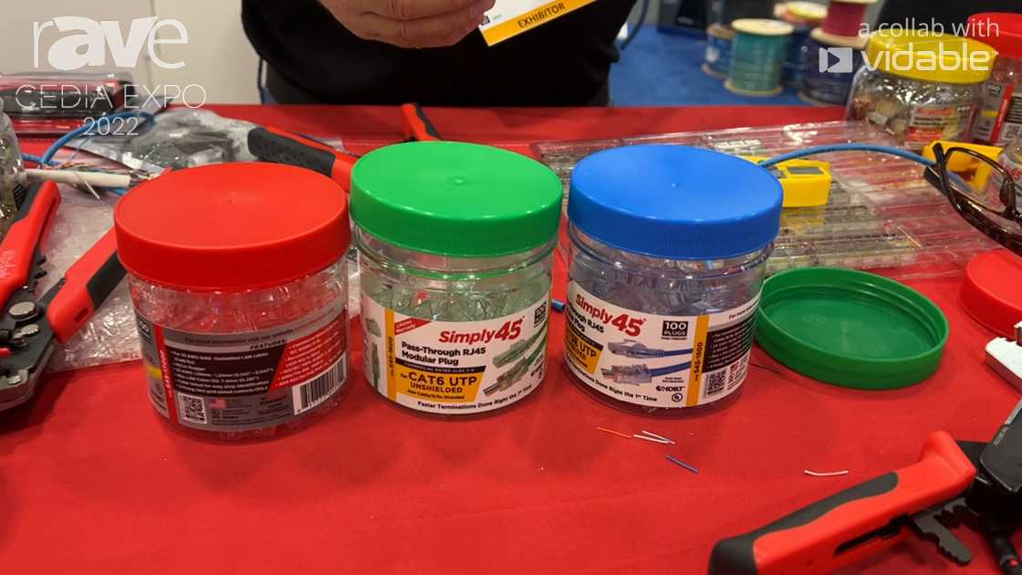 CEDIA Expo 22: GoSimplyConnect Highlights Simply45 Line of Color-Coded Connectors