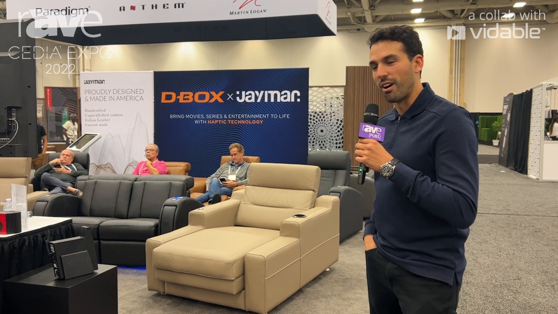 CEDIA Expo 22 Jaymar Shows Off Home Theater Furniture With DBOX