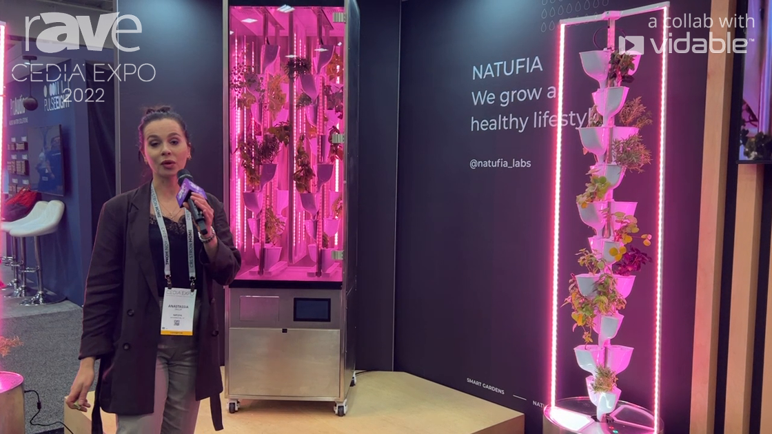 CEDIA Expo 22: Natufia Demos Natufia One One-Stop Indoor Garden Solution With Watering, Grow Lights