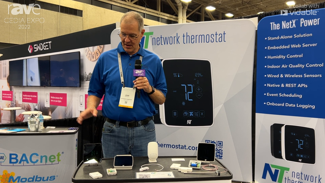 CEDIA Expo 22: Network Thermostat Introduces X Series Thermostat With Embedded Web Server