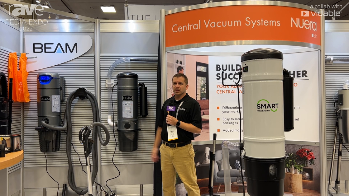 CEDIA Expo 22: Nuera Air Exhibits Beam Alliance, Beam Serenity Central Vacuum Systems