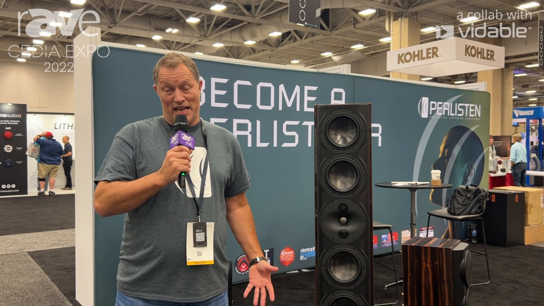 CEDIA Expo 22: Perlisten Showcases S7t Reference Model Tower Speaker