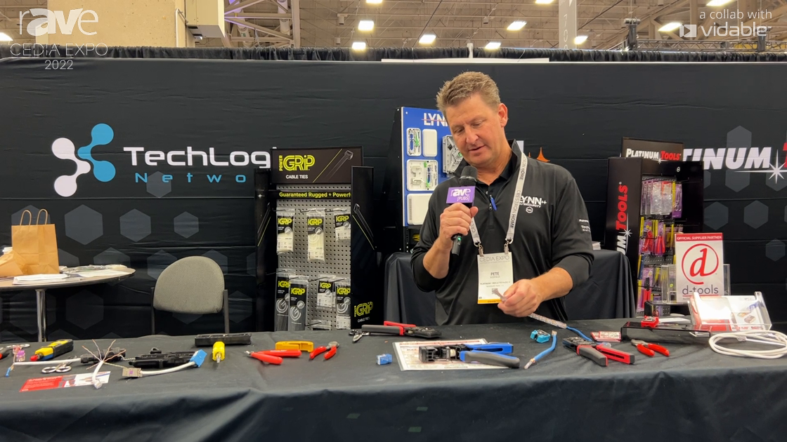 CEDIA Expo 22: Platinum Tools Demos ezEX Cat 5/5e/6 Termination Tool That’s PoE, PoE++ Certified