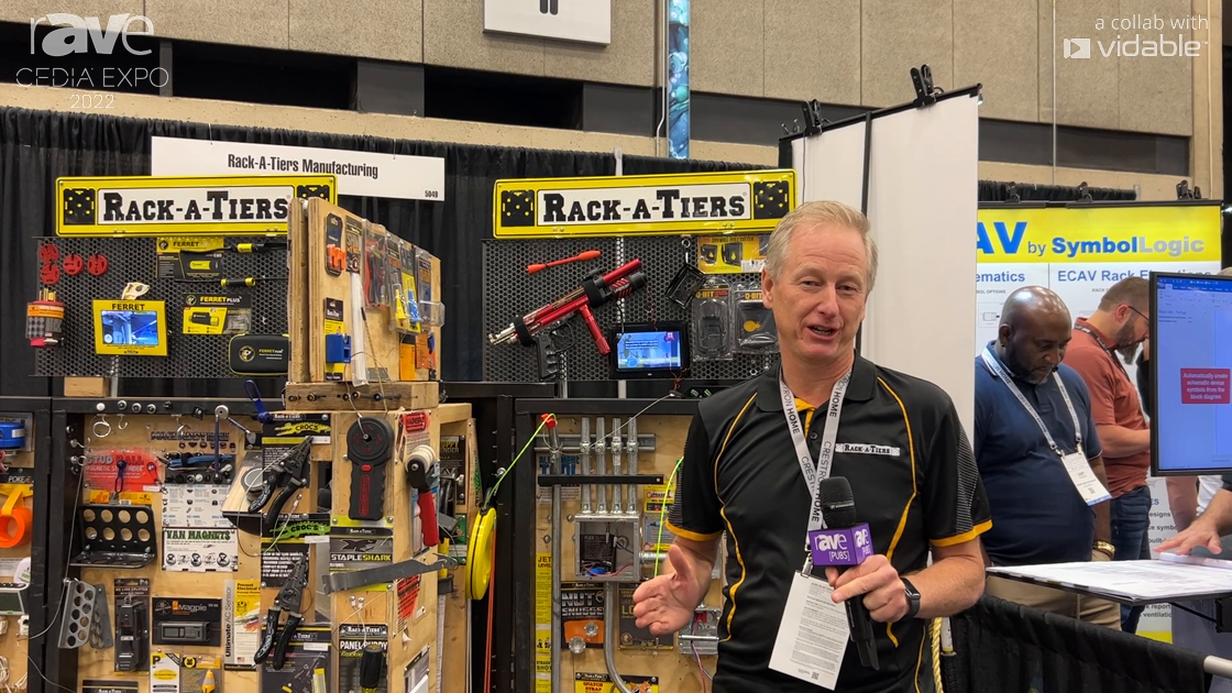 CEDIA Expo 22: Rack-A-Tiers Demos Wire Pulling and Wire Fishing Solutions, Including Laserline Kit