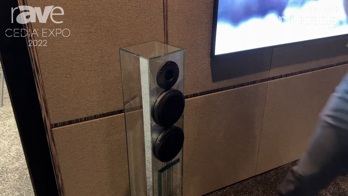CEDIA Expo 22: Selective Design Introduces Shows Waterfall Audio Glass-Enclosed Speakers