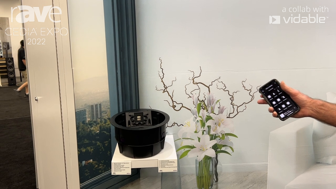 CEDIA Expo 22: Wisdom Audio Explains ICS7a Ceiling-Mounted Loudspeaker