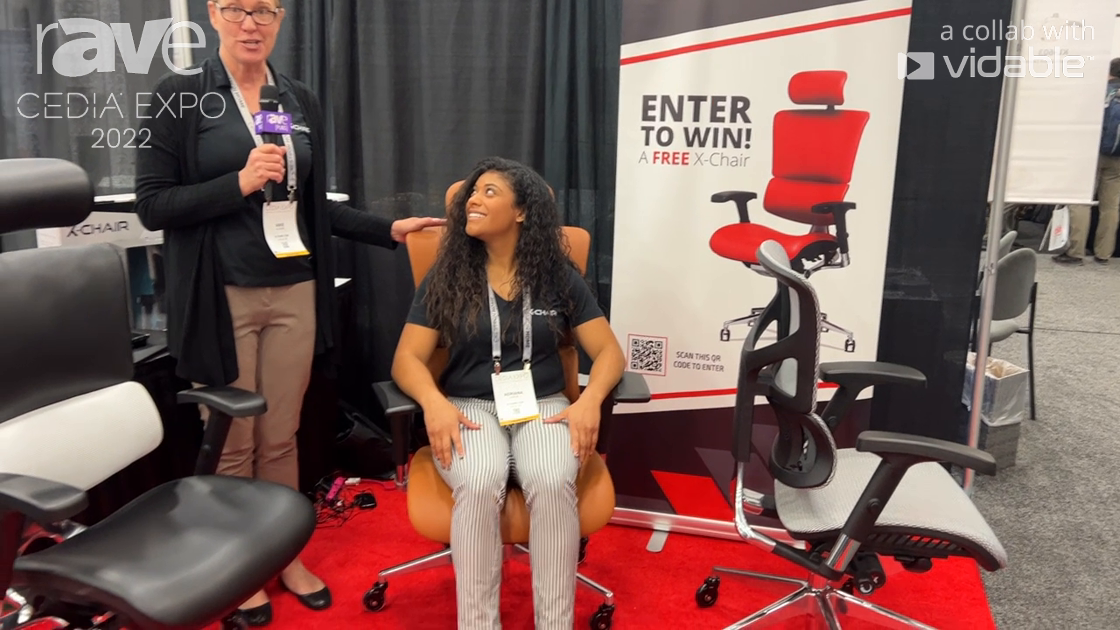 CEDIA Expo 22: X-Chair Debuts Ergonomic Office Massage Chair with Heating and Cooling Functions