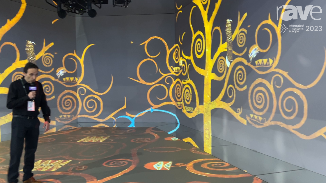 ISE 2023: Panasonic Showcases Its FRAMELESS Digital Art Immersive Experience