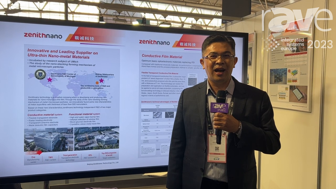 ISE 2023: Zenithnano Interactive Displays With Third Generation ...