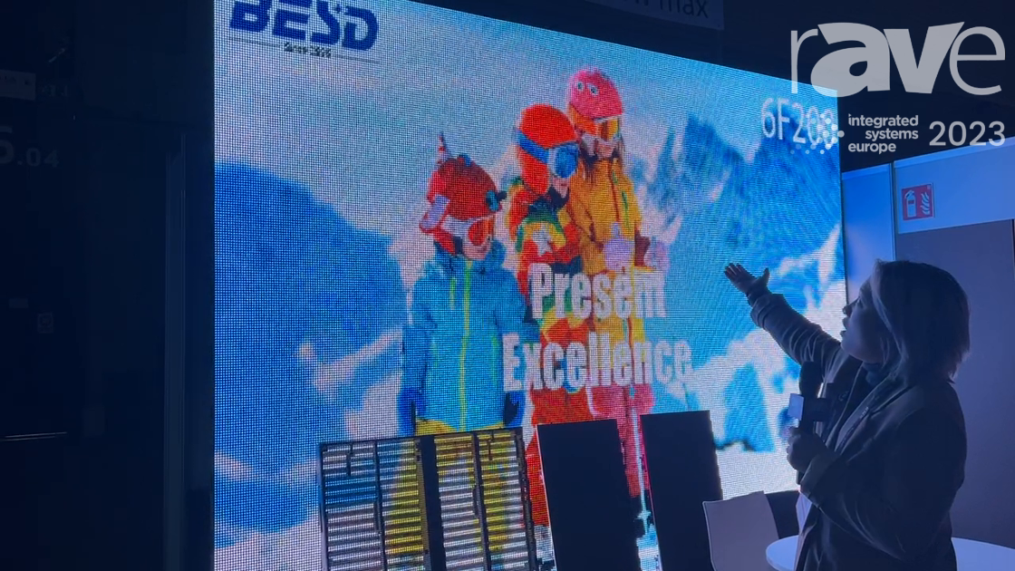 ISE 2023: BESD Presents 10,000-Nit Outdoor Digital Signage Display