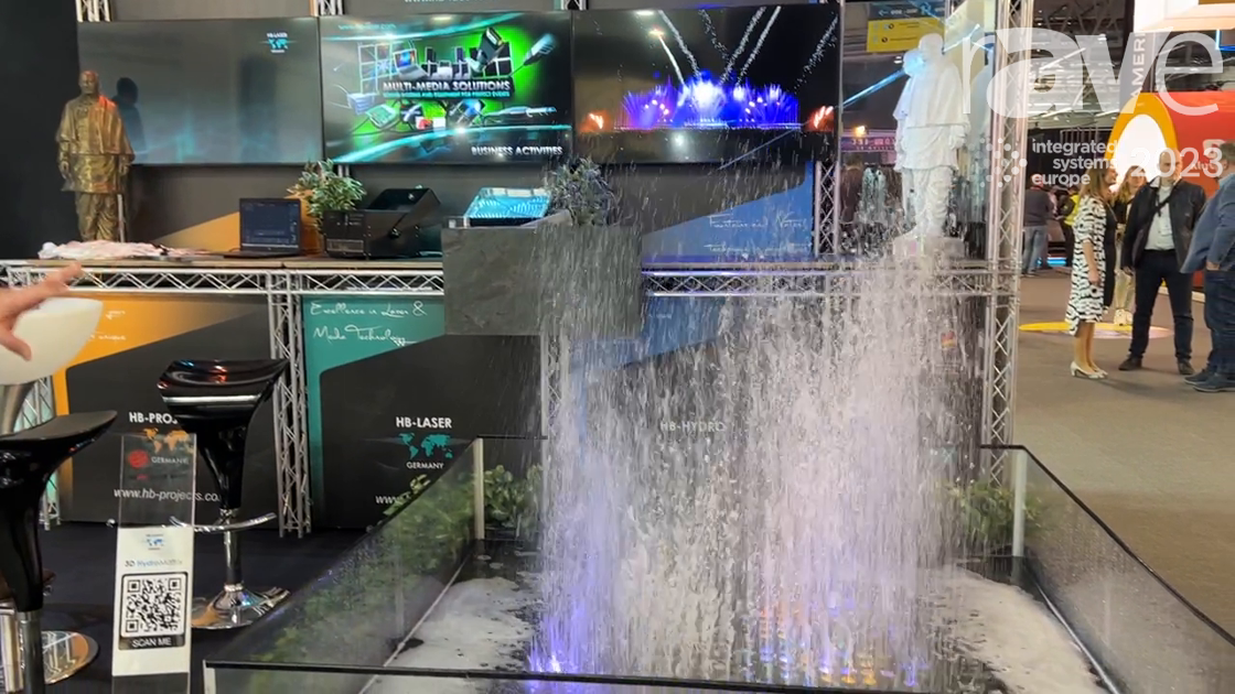 ISE 2023 HBLaserkomponenten Presents 3D HydroMatrix Smart Water