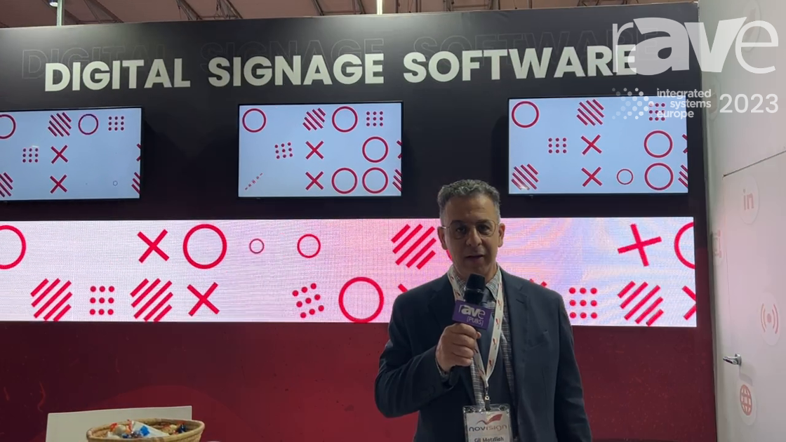 ISE 2023: NoviSign Demonstrates Digital Signage Software Uses in Hospitality and Healthcare