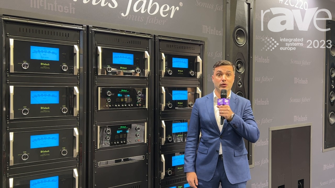 ISE 2023: The McIntosh Group Highlights Custom Home Theater Demo Room with MX180 A/V Processor