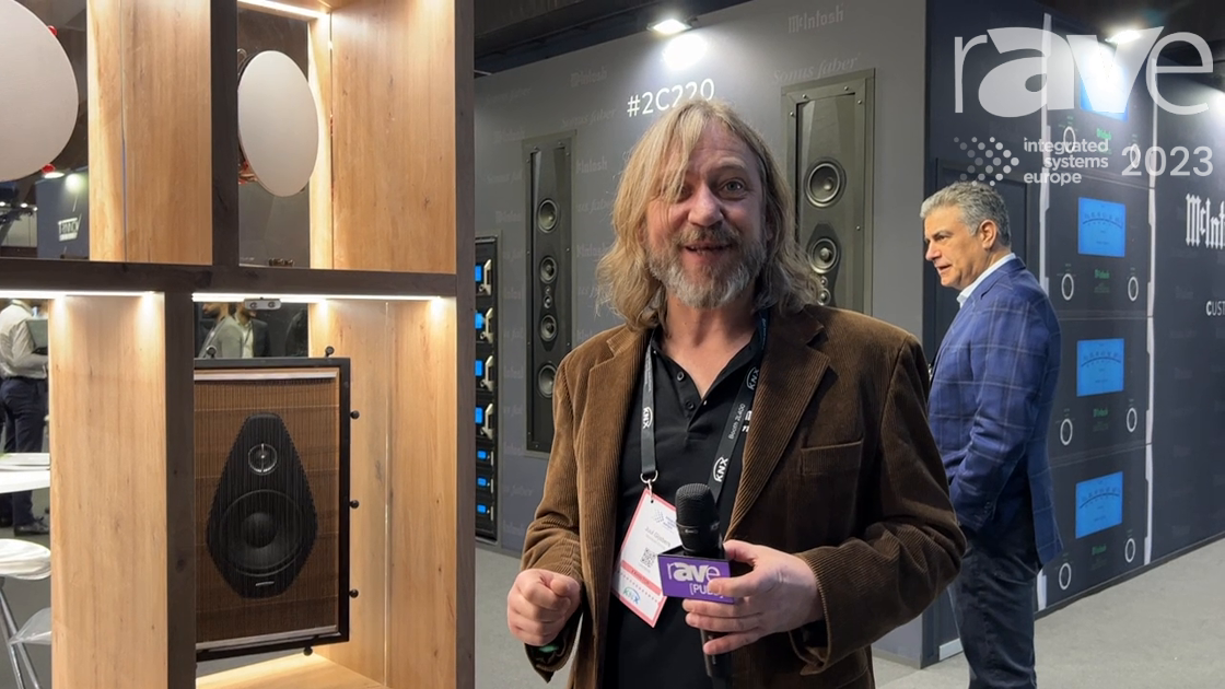 ISE 2023: The McIntosh Group Presents Sonus faber Palladio 5 and 6 Loudspeakers