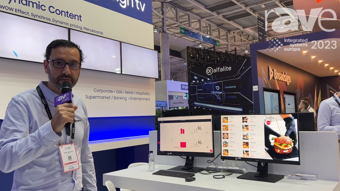 ISE 2023: nsign.tv Demos Audience-Identifying Camera for Launching Specific Digital Signage Content