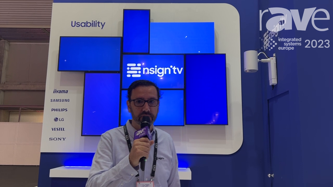 ISE 2023: nsign.tv Explains Multiplatform Software for Digital Signage Solutions