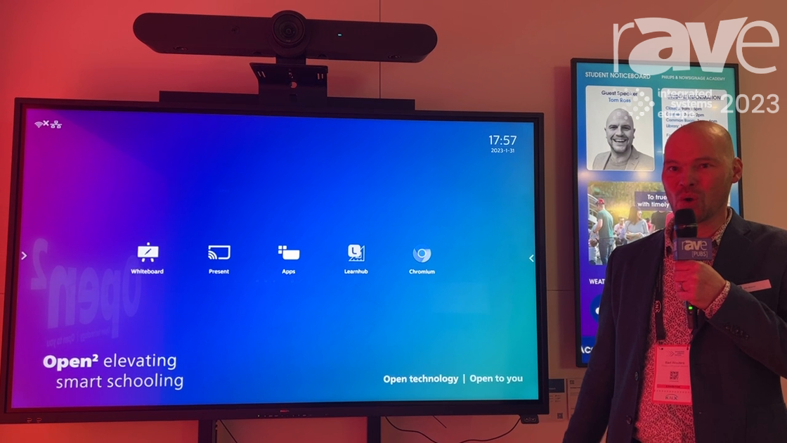 ISE 2023: Philips Displays Showcases Classroom E-Line Multitouch 4052E Education Touch Display