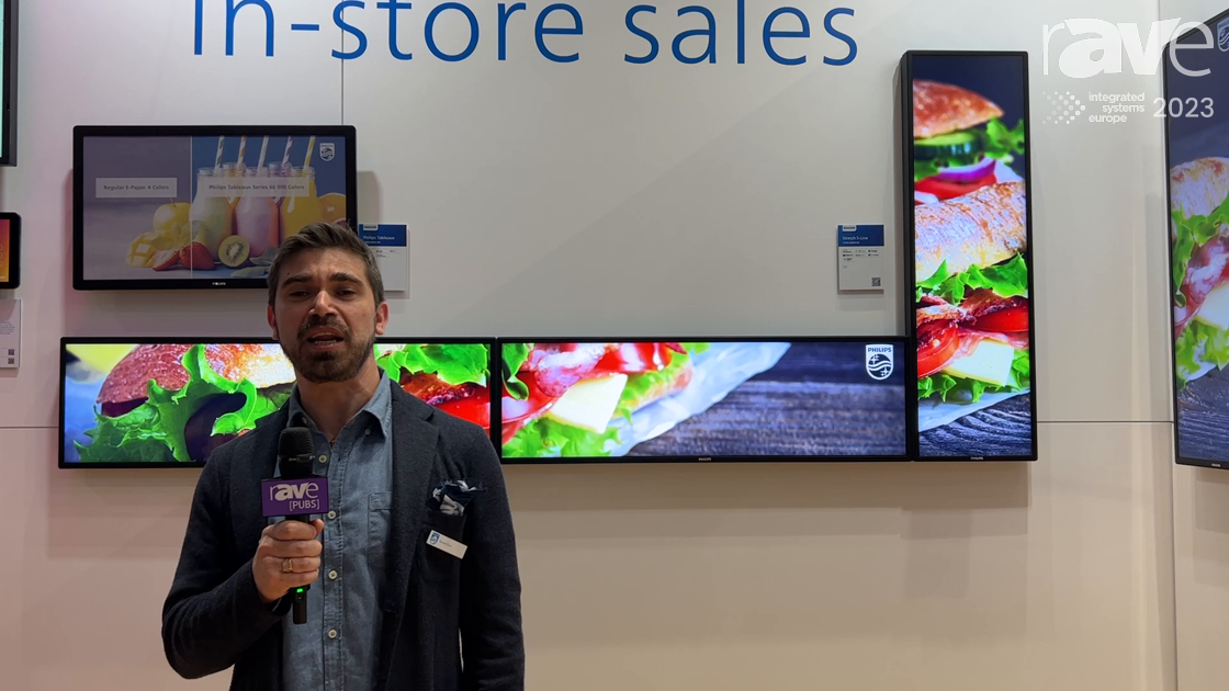 ISE 2023: Philips Displays Reveals Stretch S-Line Digital Signage Displays