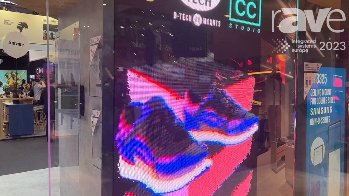 ISE 2023: B-Tech AV Mounts Introduces BT8380-RFB Retractable Floor Base AV Mount for Digital Signage