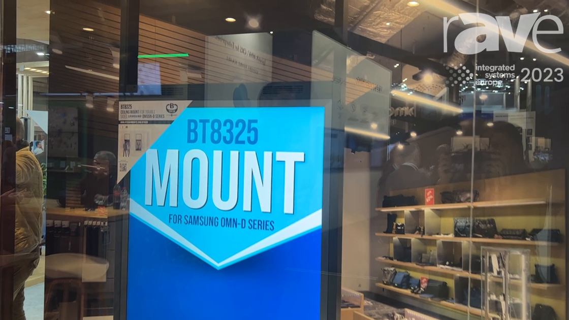 ISE 2023: B-Tech AV Mounts Shows Off BT8325 and BT8326 Mounts for Samsung OMN-D Series Displays