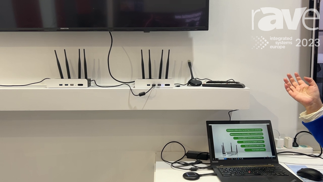 ISE 2023: Shenzhen Bozee Discusses QuickShare 68E Wireless Collaboration and Conferencing Solution