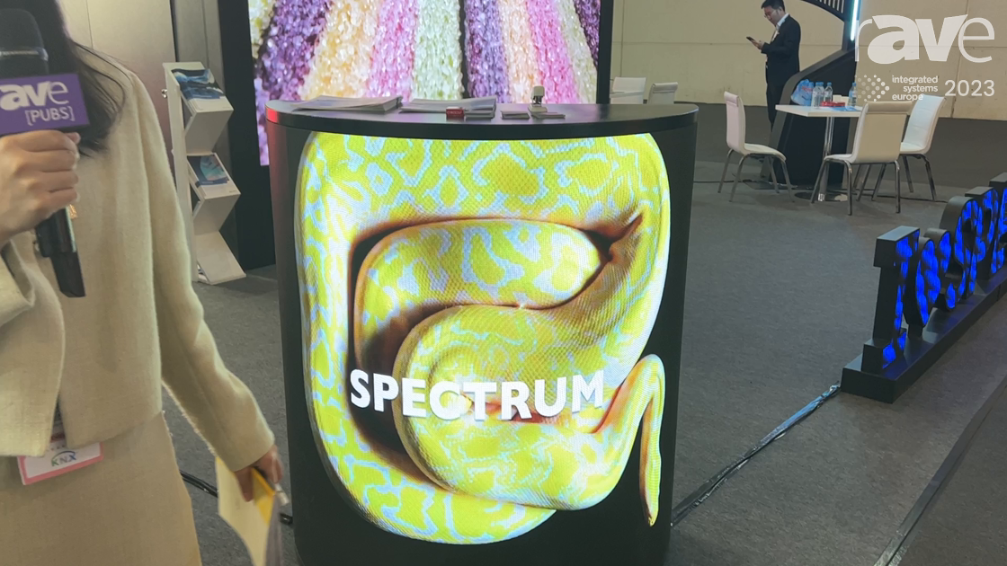 ISE 2023: Spectrum Showcases Customizable, Flexible dvLED for Both Indoor and Outdoor Applications