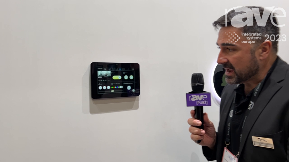 ISE 2023: Domonetio Explains Divus KNX 8-Inch Touch Panel
