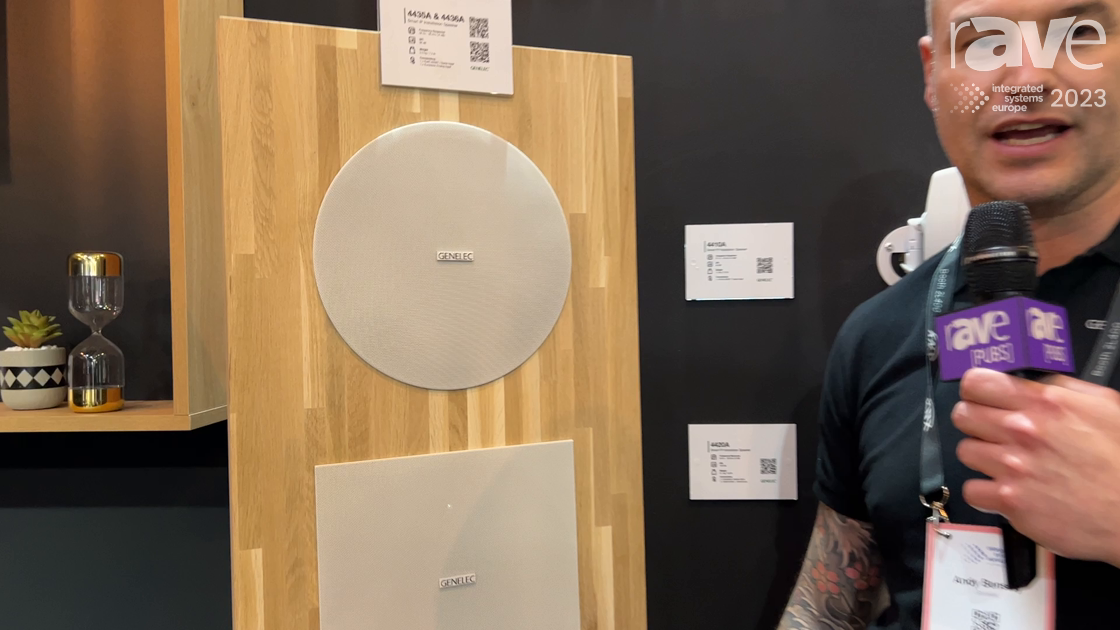 ISE 2023: Genelec Introduces 4435A and 4436A Smart IP PoE+ In-Ceiling Speakers
