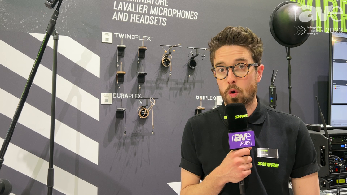 ISE 2023: Shure Explains PLEX Range of Microphones and Headsets for Corporate and Conferencing
