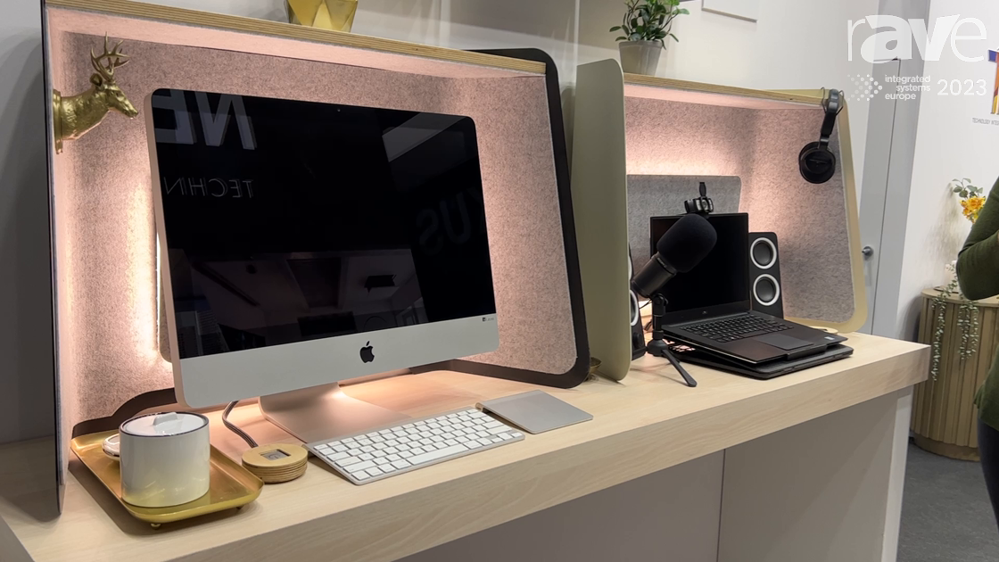 ISE 2023: Leon Speakers Premieres Cove Desktop Solution with Diffused Lighting, Sound Dampening
