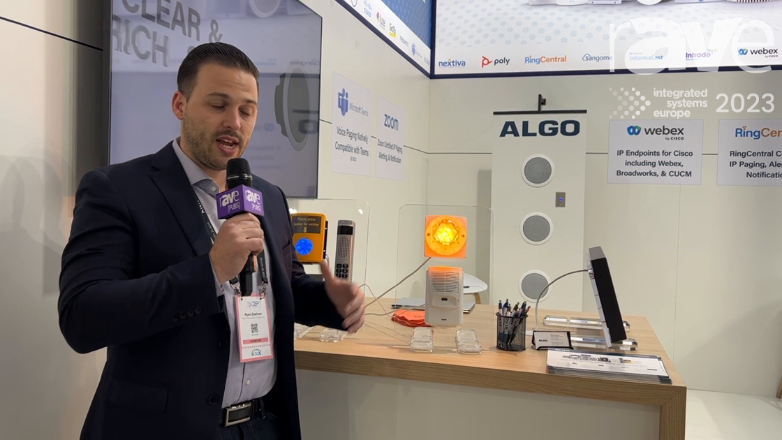ISE 2023 Algo Highlights 8138 IP Strobe Light for Alerts/Notifications